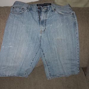 Nautica means Jean shorts size 32 vintage 90s